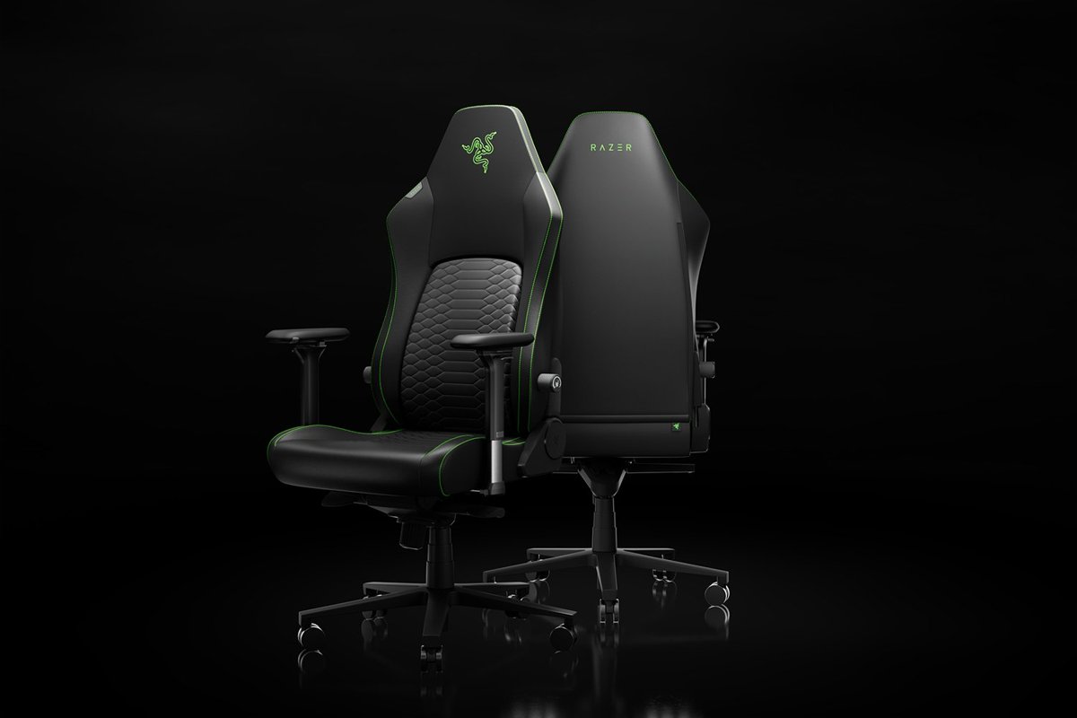 Silla Gamer Ergonómica Atlas Pro Negro y Verde