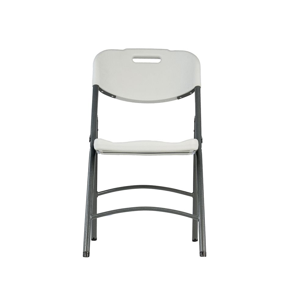 Silla plegable resina estructura metal 47 x 58 x 86 cm