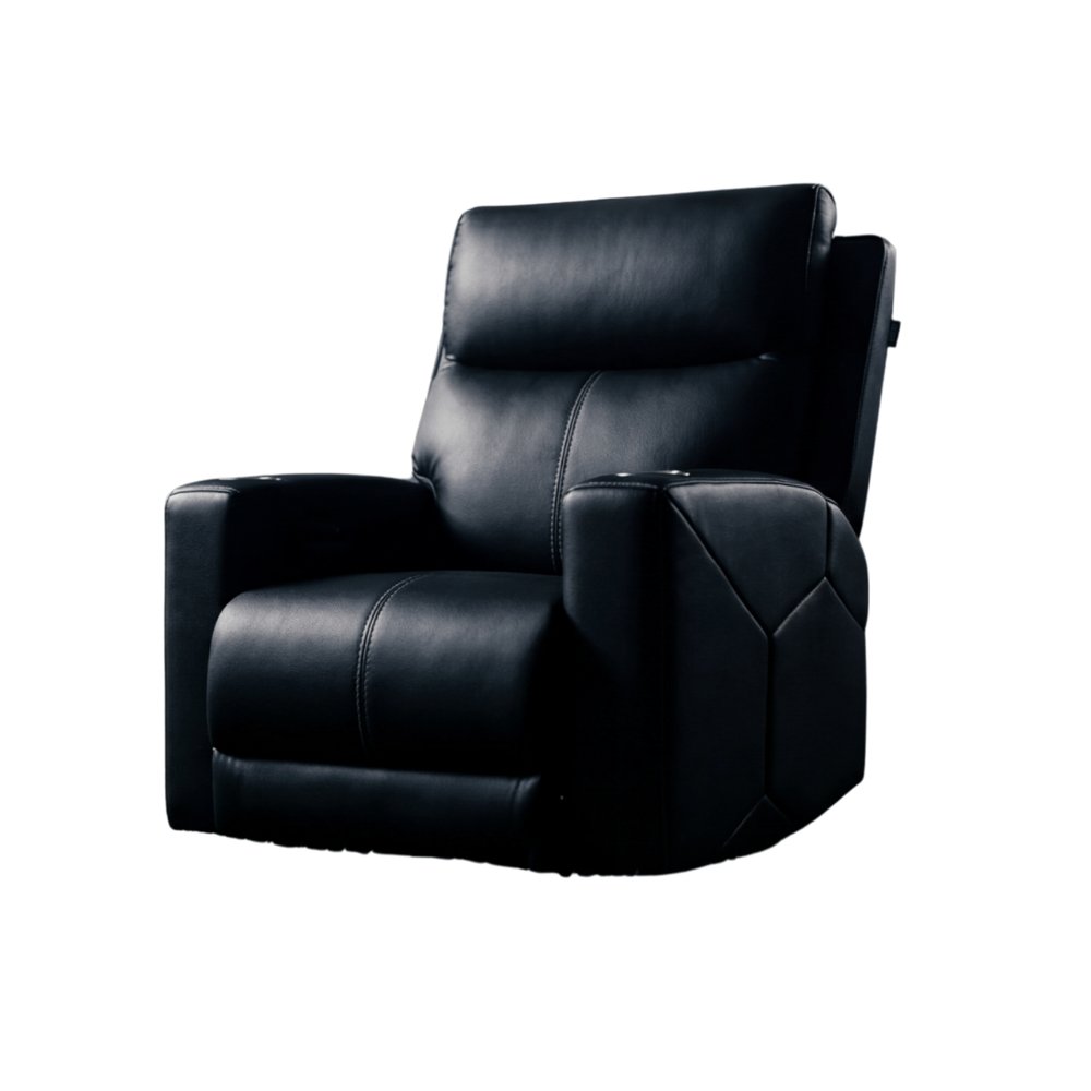 Sillón reclinable Hela Negro