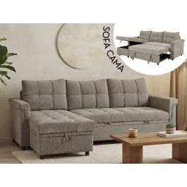 Sofá Cama 216x78/142x87 cm