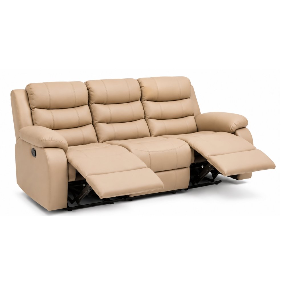 Sofá reclinable de 3 plazas Fiora
