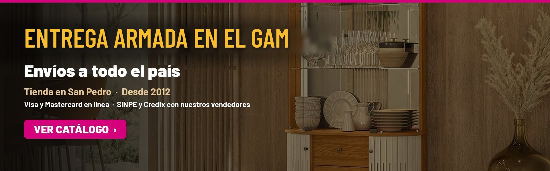 Entrega armada en el GAM y envíos a todo el país